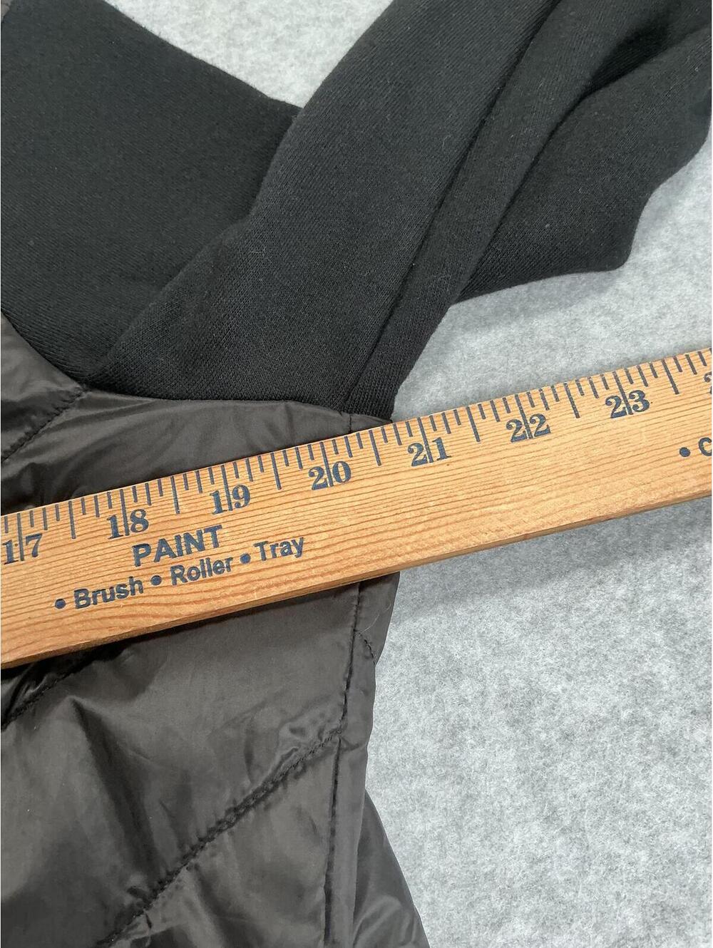 New Orleans Saints Women's Quilted Hooded Full‎ Zip Jacket Size M Black Gold - Picture 10 of 12